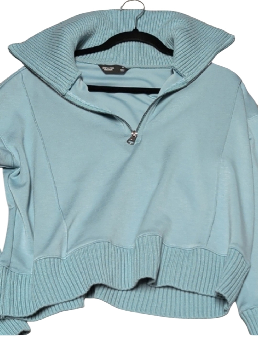 Simply Vera Vera Wang Light Blue Green Sweater